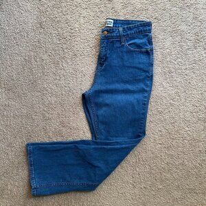 Levi Jeans Womens 10Short 30x29 At Waist Bootcut Blue Medium Wash Denim